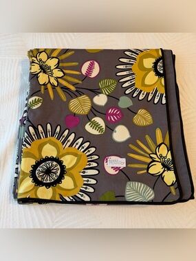 Sweet Potato Glenna Jean Medallion Floral Stripes Dorm Twin Size Duvet Cover